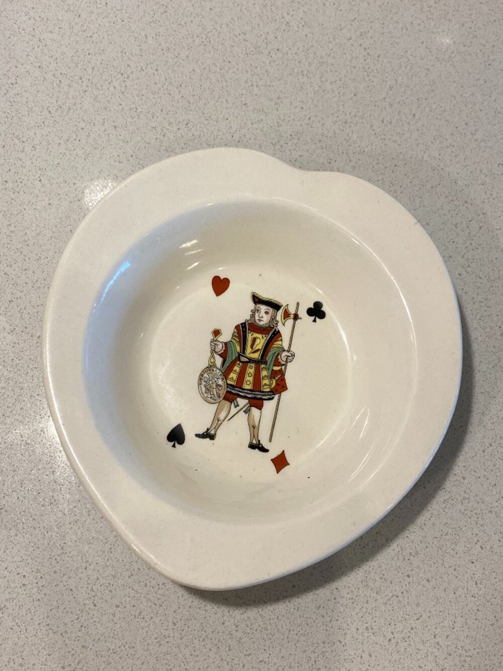 vintage Casino Collection By American Limoges Jack Of Diamonds dish bowl tray